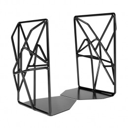 QUVIOBoekenstandaarddesignmetaal1paar-Zwart