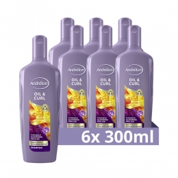 6xAndrelonShampooOilCurl300ml