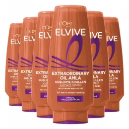 6xLOralElviveExtraordinaryOilKrulverzorgingConditioner200ml