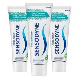3xSensodyneTandpastaDeepCleanGel75ml