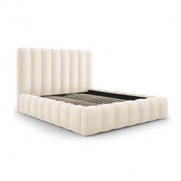 MiloCasaBedframeGinametOpbergruimte-140x200cm-Fluweel-Crme