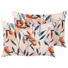 Beliani-PIALPETTA-Tuinkussenset2-Meerkleurig-40x60cm-Polyester