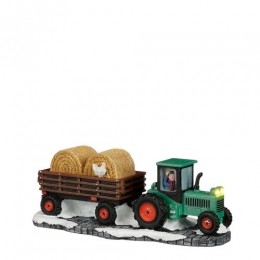 Tractorwithstrawcartbatteryoperatedl20xb83xh65cm-Luville