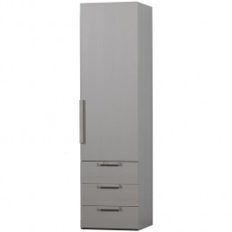 WOOODRensKledingkast1-Deurs-NotenGrijs-210x55x58