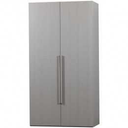 WOOODRensKledingkast2-Deurs-NotenGrijs-210x110x58