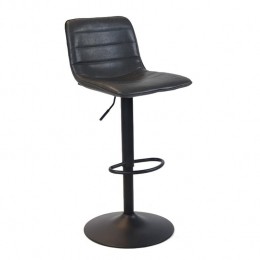 Bronx71IndustrilebarkrukBostonleerantraciet60-76cm-draaibaar