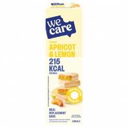 WeCareMealReplacementBarsAbricotLemon116gr