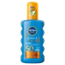 6xNiveaSunProtectBronzeZonnespraySPF50200ml