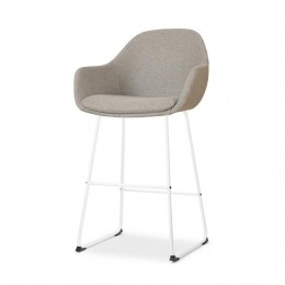 NolonNino-MaeBarkrukWarmGrijs-Armleuning-Wit-65cm