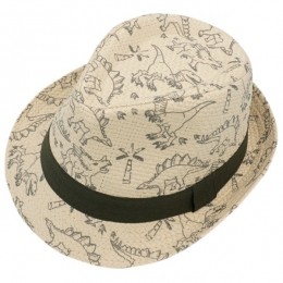 maximo-KidsMiniBoyTrilbyDino-Hoedmaat49cmbeige