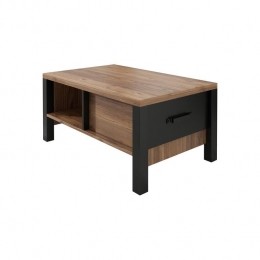 Meubella-SalontafelOlivia-Zwart-Eiken-90cm
