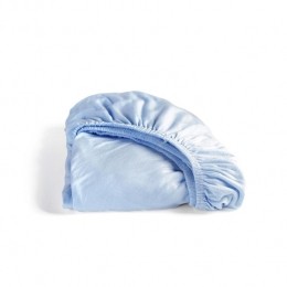 Cinderella-Hoeslakentot25cm-Jersey-90x200cm-SoftBlue