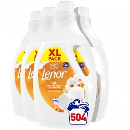 4xLenorWasverzachterAmberOrchidee126Wasbeurten2650ml