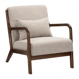 byfonQWiseFauteuil-Walnoot-Beige