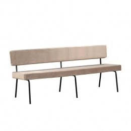Bronx71VelveteetkamerbankEspentaupe190cm