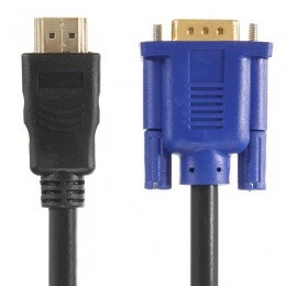 18M6FTGoldHDTVHDMIMaletoVGAMaleHD15AdapterCableForPCTVDF