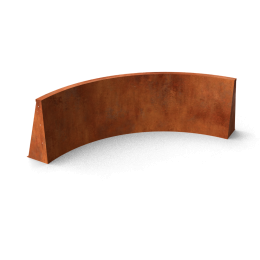 FrontaKeerwandencortenstaalbinnenbochtL100xB100xH20cm-Geroba