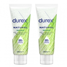 2xDurexGlijmiddelNatural100Natuurlijk100ml