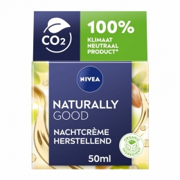 3xNiveaNaturallyGoodNachtcrmeHerstellend50ml