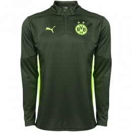 PUMABorussiaDortmundTrainingstrui14-Zip2024-2025GroenGeel