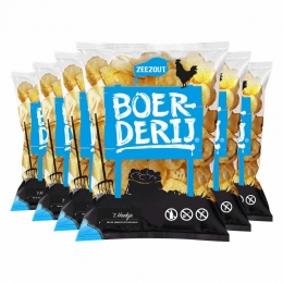 6xBoerderijChipsZeezout190gr