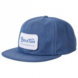 Brixton-GradeSnapback-PetmaatOneSizeblauw