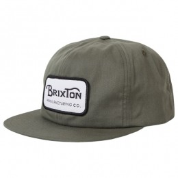 Brixton-GradeSnapback-PetmaatOneSizegrijsolijfgroen