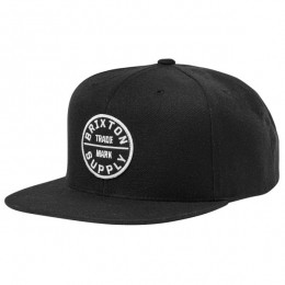 Brixton-OathIIISnapback-PetmaatOneSizezwart