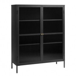 RebellenclubOmeoVitrinekast-140x111cm-Zwart