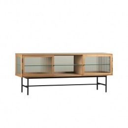 TV-MeubelSalon-Hout-NaturelTransparant-Eikenmdf
