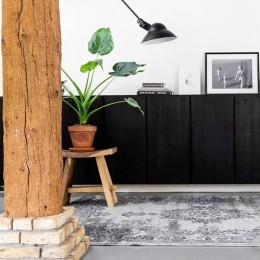 EvaInterior-VintageVloerkleedBloom-Grijs