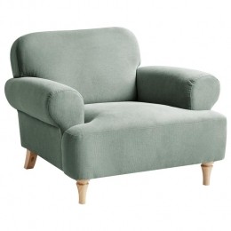 Beliani-KIBERG-Fauteuil-Lichtgroen-Polyester
