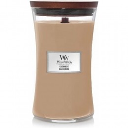 WoodWickGeurkaarsLargeCashmere611gr