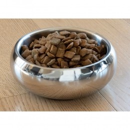 WOLTERSHondenvoerbakDinerSteelzilverMaatM