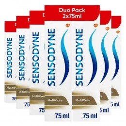6xSensodyneTandpastaMultiCareDuo2x75ml