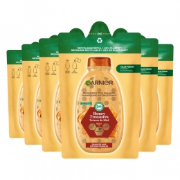 6xGarnierLovingBlendsHoningGoudShampooRefill250ml