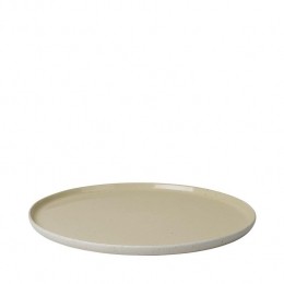 SabloPlatBord26CmBeigeGeelGoudStoneware