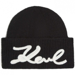 MutsKarlLagerfeldKSIGNATURECROCHETBEANIE