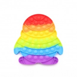 POPITFidgetPinguinRegenboog