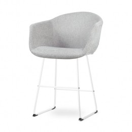 NolonNino-OtisBarkrukLichtgrijs-metArmleuning-Wit-65cm