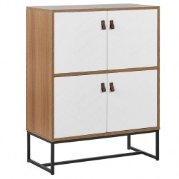 Beliani-NUEVA-Sideboard-Lichtehoutkleur-MDF