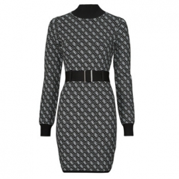 KorteJurkGuessLISE4GLSBELTEDDRESSSWTR