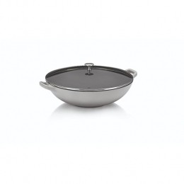 WokpanGietijzerGrijs36cm-KelaCalido