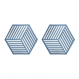 KrumblePannenonderzetterHexagon-Blauw-Setvan2