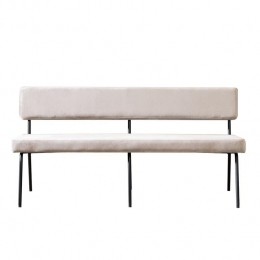 Bronx71VelveteetkamerbankEspentaupe160cm