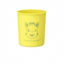 SophiedeGiraffe-SiliconenKinderbeker-6maanden-Geel