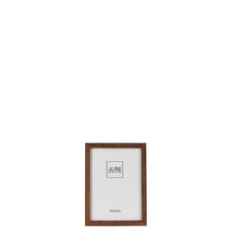 J-LinefotolijstBasic-hout-donkerbruin-small-2stuks