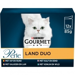 4xGourmetPerleMiniFiletsMultipackLandDuoinSaus12x85gr