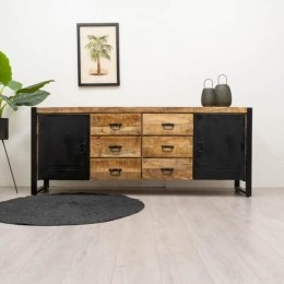 MangohoutdressoirTygomet2stalendeurenen6lades
