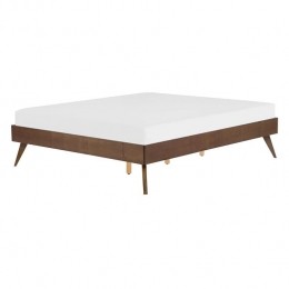 Beliani-BERRIC-Tweepersoonsbed-Donkerehoutkleur-140x200cm-MDF